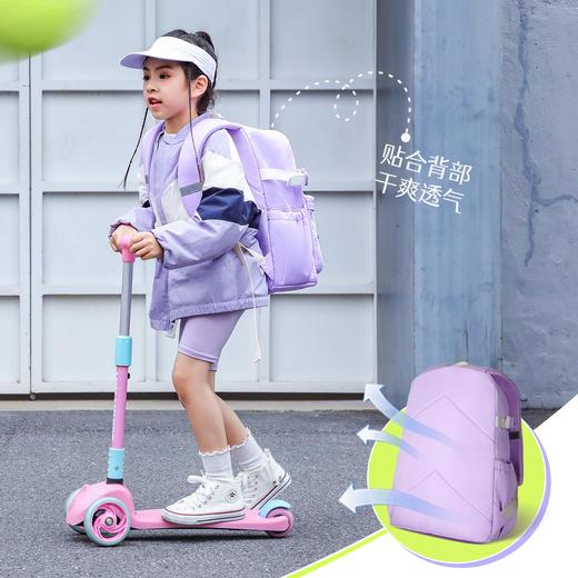 迪士尼小学书包减负护脊儿童学校背包冰雪奇缘女童潮流运动双肩包 商品图3