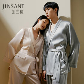 金三塔 至臻系列-女重磅真丝衣裤套(标配腰带和钻扣)YSFDC208