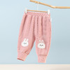 贝贝怡童装宝宝休闲裤秋装女童软萌兔子贴布灯笼裤ZB3CK002 商品缩略图0