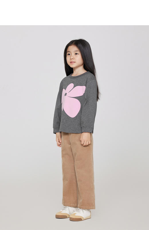 jnby23年秋款  立体圆领长袖T恤  1N9110530 商品图4