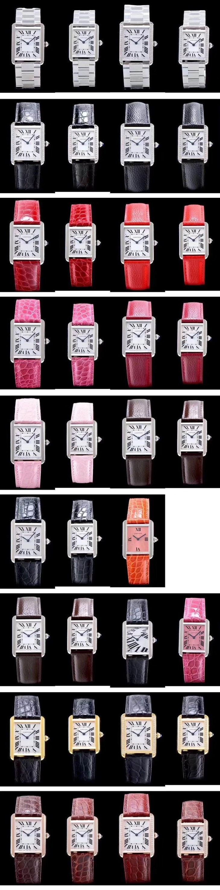 K11厂卡地亚坦克(TANK)复刻表全家福-2019年K11厂坦克所有款式合集