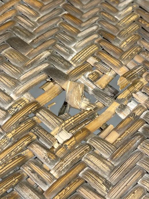 竹结构编藤高斜背凉椅，顺丰包邮 商品图1