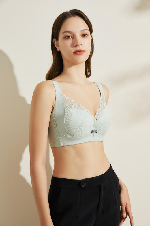 【满2件/99元】【C杯】【有红色】【秀黛】姿态美记忆圈拼棉杯文胸H6113037C【专柜同款】【如遇缺货自动退款，介意勿拍】 商品图2