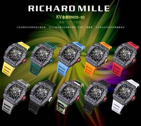 KV厂理查德米勒RM-35碳纤维腕表V3升级版复刻手表一比一手表n厂c厂zf厂vs厂clean厂