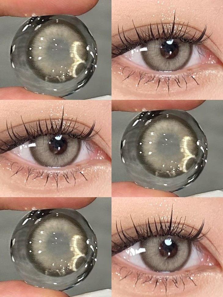 KIRAFAIRY 年抛隐形眼镜 小金猫 14.5mm 1副/2片 左右度数可不同-VVCON美瞳网9