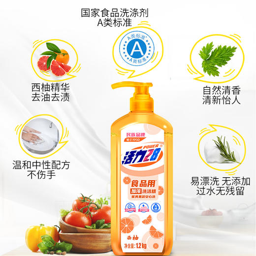 活力28西柚洗洁精1.2kg/瓶 商品图2