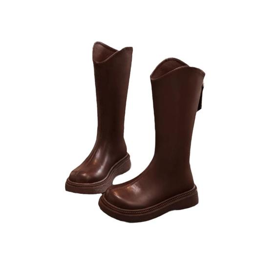 【2023秋冬新款女童长靴】高筒单里公主骑士靴，宝宝的时尚选择。优质材料，舒适透气，防滑耐磨，保护孩子的小脚li 商品图4