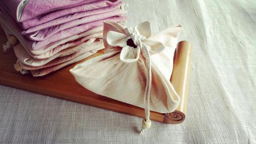 菊斋良品•桑麻记•草木染紫砂壶袋 商品图2