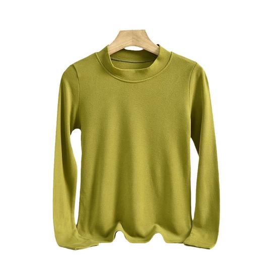 秋冬必备！德绒半高领打底衫，双面磨毛发热上衣，穿上瞬间暖意十足，内搭外穿皆可，轻松搭配各种款式！ 商品图4