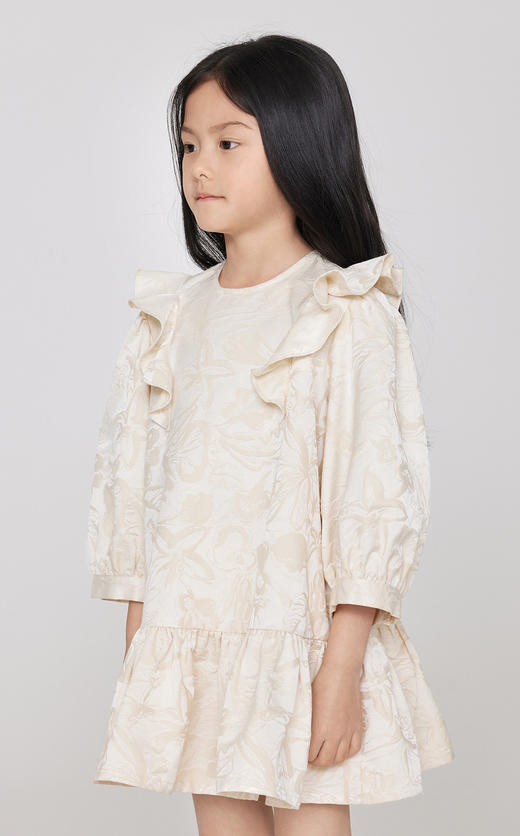 jnby  23年秋款  精致提花短袖连衣裙  1N9G11690 商品图3