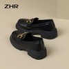 ZHR英伦风小皮鞋女夏季厚底乐福鞋2023新款黑色小皮鞋子女鞋 商品缩略图9