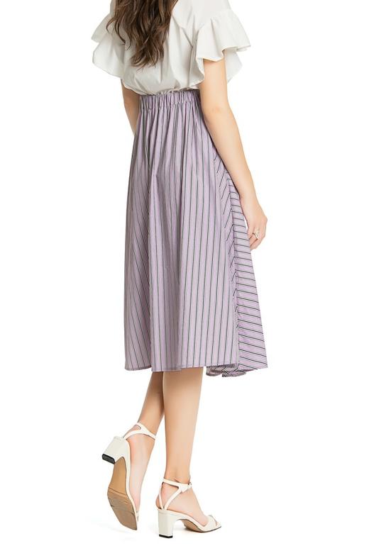 SUMMER & SAGE 紫色条纹半身裙 3420 商品图3