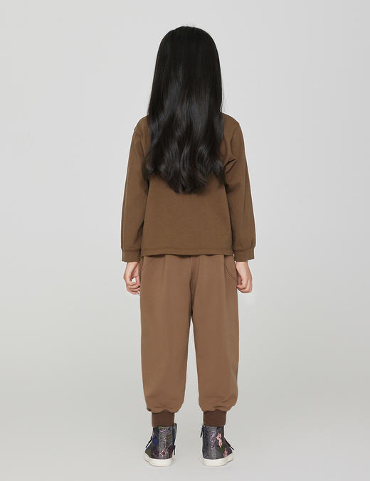 jnby   23年秋款    毛圈布束脚长裤 1N9E12630 商品图5