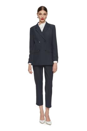 OCTAVIA 简约藏青色西装套装 7804