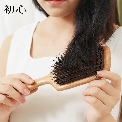初心| 猪鬃榉木按摩梳 商品图7