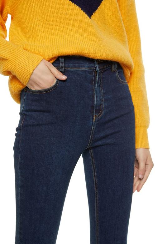 DOTACOKO 裤脚系带修身牛仔裤 7910 商品图3