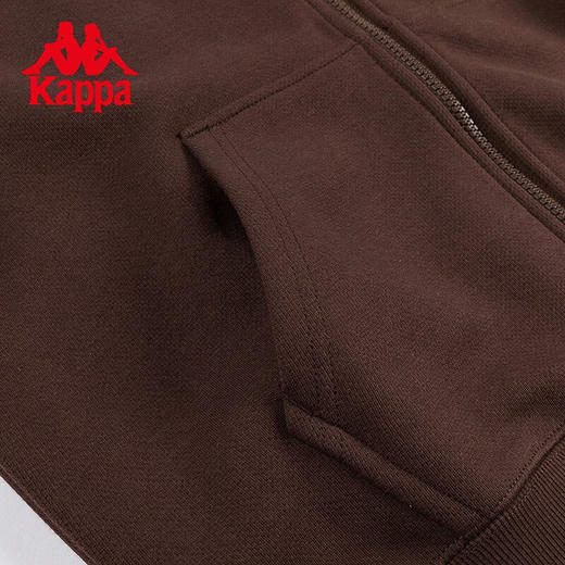 卡帕（Kappa）针织开身帽衫2023新款女运动连帽卫衣针织休闲夹克外套K0D62MK60 商品图6