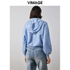 VIMAGE纬漫纪秋季新款时尚休闲宽松显瘦连帽套头卫衣女上衣V2001608 商品缩略图5