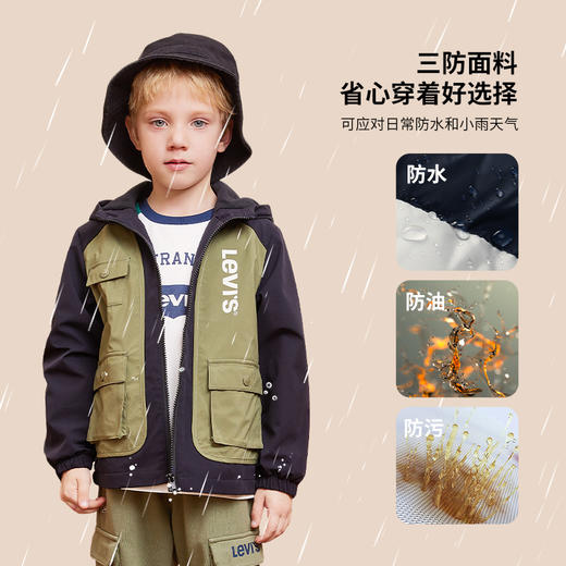 LEVIS 秋 大童小童 儿童童装风衣 LVB-MW-J931 商品图1