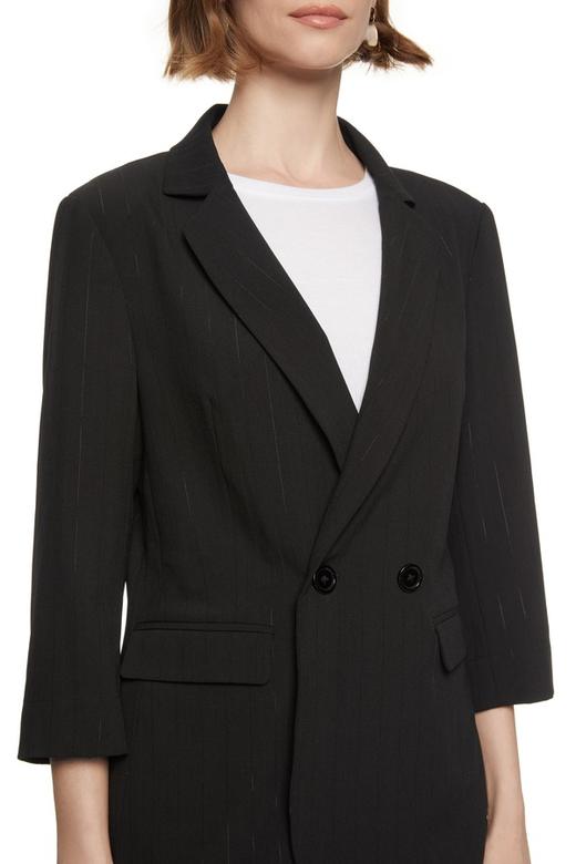 OCTAVIA 亮线饰黑色西装套装 7643 商品图3