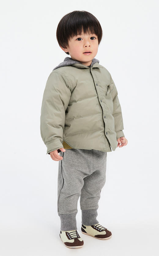 jnby  23年秋款  白鸭绒防风短款羽绒服  YN9C10630 商品图5