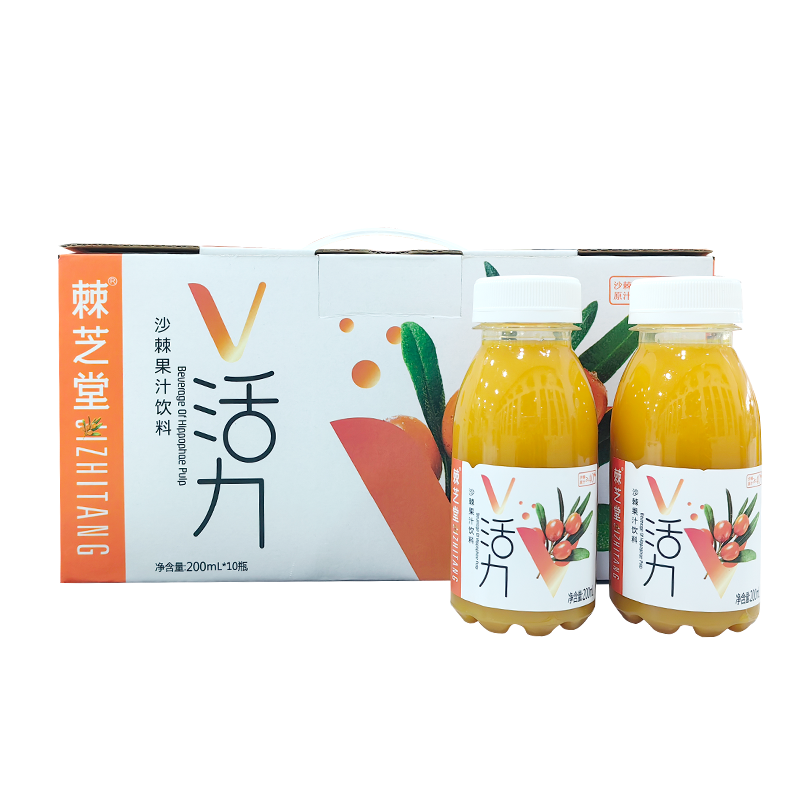 【新疆】新疆棘芝堂沙棘果汁200ml*10