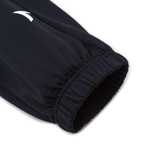 安踏动型弹力针织运动长裤女款秋季新款休闲卫裤束脚裤子162338329 基础黑-1 M/女165 商品图8