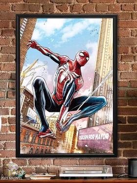 日本TENYO拼图漫威蜘蛛侠Spider Man纸质拼图1000片