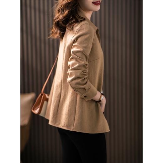 【现货7天】休闲衬衫女设计感小众2023秋季新款上衣韩版显瘦通勤长袖内搭 商品图4