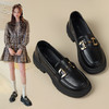 ZHR英伦风小皮鞋女夏季厚底乐福鞋2023新款黑色小皮鞋子女鞋 商品缩略图3