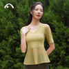 2023爱暇步秋冬新品瑜伽运动健身跑步性感网纱透气修身上衣A7320NS 商品缩略图2