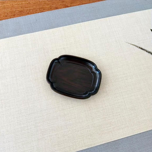 长方形海棠口°平底盘杯垫 商品图1