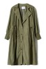 LNNNS 抽绳收腰军绿色长外套 7753 商品缩略图4