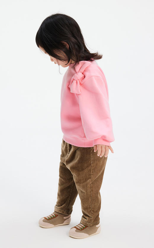 jnby  23年秋款  空气层蝴蝶结套头卫衣  YN9411490 商品图3