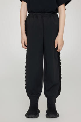 jnby  23年秋款  超弹汗布木耳边运动长裤  1N9E11570