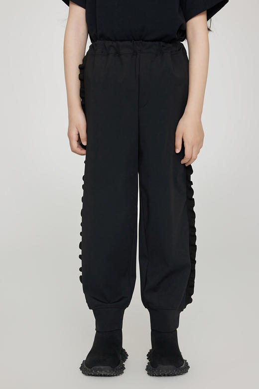 jnby  23年秋款  超弹汗布木耳边运动长裤  1N9E11570 商品图0