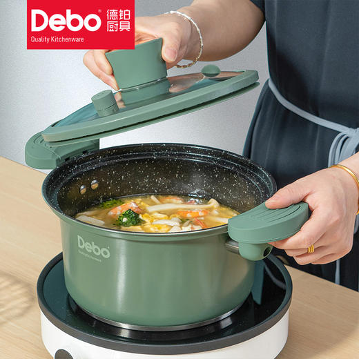 Debo德铂威特利微压锅复底不粘煲汤锅电磁炉明火通用 商品图1