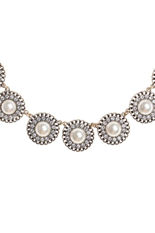 NOIR 复古珍珠串联项链 3521 商品图2