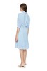 SUMMER & SAGE 浅蓝色V领收腰连衣裙 7330 商品缩略图1