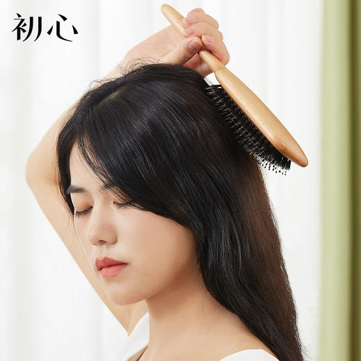 初心| 猪鬃榉木按摩梳 商品图8