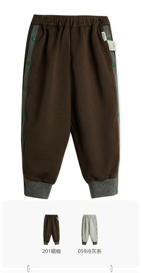 jnby  23年秋款 暗扣设计束脚长裤  YN9E11260