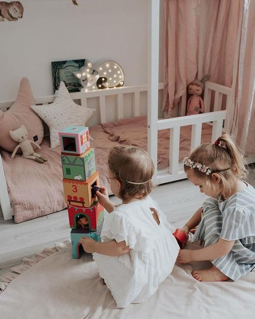 djeco叠叠杯农场动物数字套盒层层叠早教叠叠乐1-2岁叠高玩具益智 商品图6