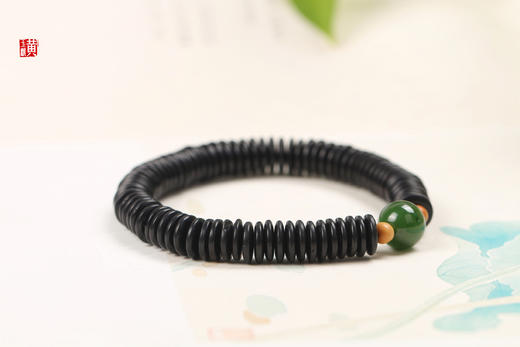【馨宁】碧玉橄榄核手串 商品图2