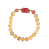 灵机吉品 金发晶手链 女草莓晶貔貅手串  商品缩略图7