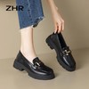 ZHR英伦风小皮鞋女夏季厚底乐福鞋2023新款黑色小皮鞋子女鞋 商品缩略图2