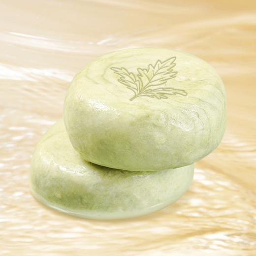 正安 艾草冷制皂 3年艾叶滋养肌肤 洁面油性痘肌温和 春夏护肤清洁秋冬滋润拒绝瘙痒干燥肌肤 艾草手工皂*1盒 商品图1