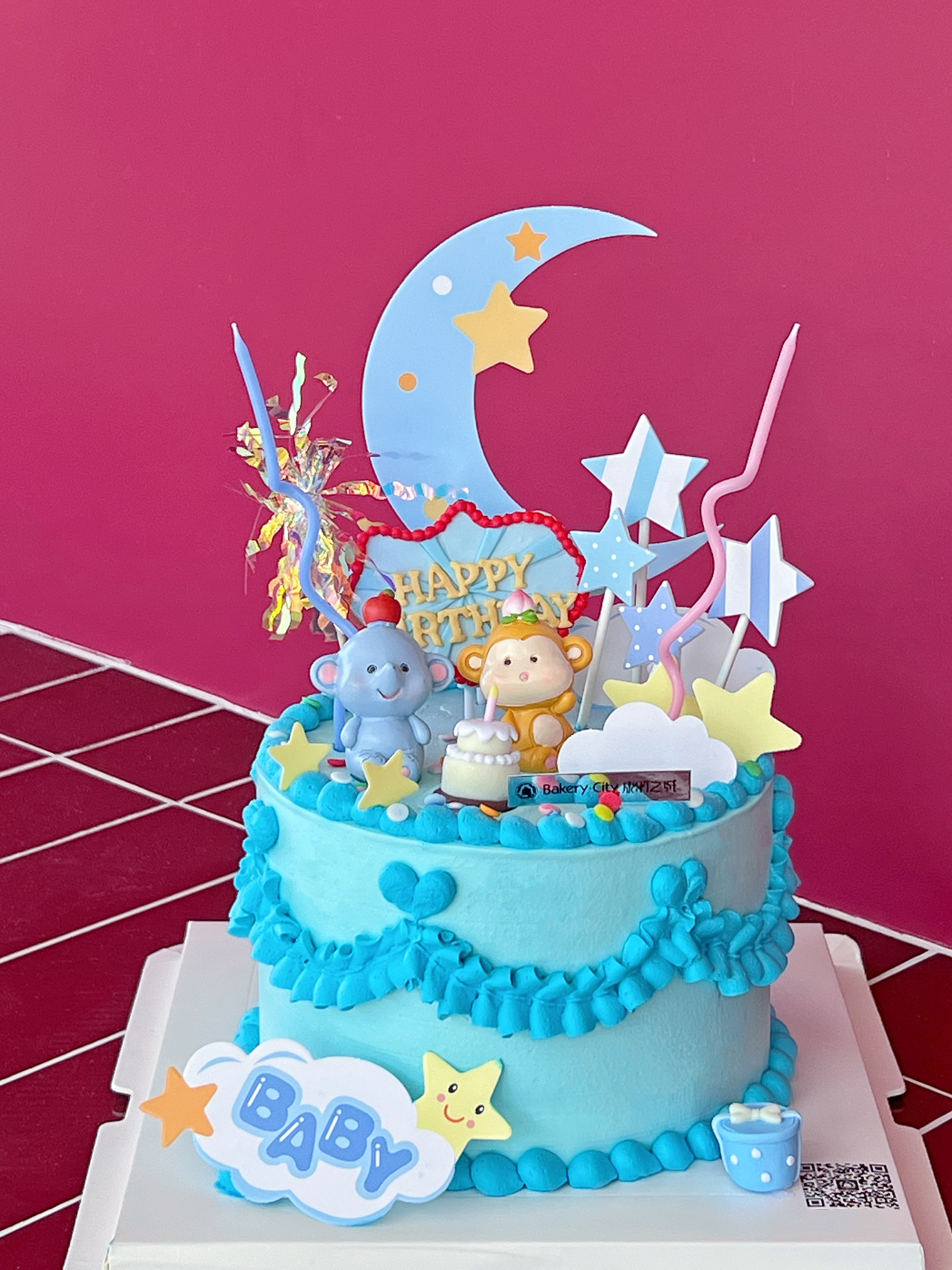 *【儿童款蛋糕】盼星星盼月亮