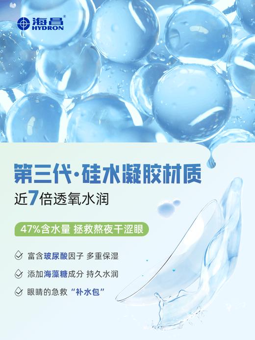 【蓝片】海昌太空硅胶月抛3片装 商品图2