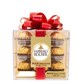 费列罗榛果威化巧克力18粒方形礼盒装