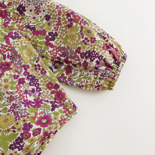 【马克珍妮 芦芙】秋装新款 女童法式纯棉碎花花边领衬衫231531 商品图4